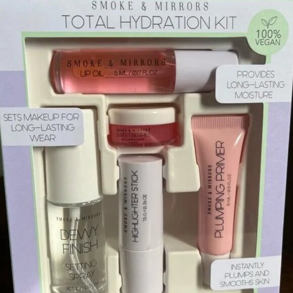 Total Hydration Kit-Lip Oil Setting Spray Highlighter Lip Mask Primer - Picture 5 of 5